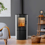 Kachlová kamna KRATKI KOZA AB S DR bílá